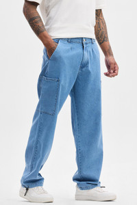 Snitch Loose Fit Men Blue Jeans