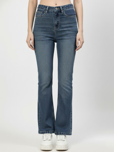 COSMIC Boot-Leg Women Blue Jeans