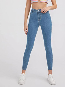 KASHIAN Skinny Women Light Blue Jeans