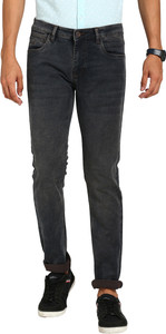 TURTLE Tapered Fit Men Grey Jeans