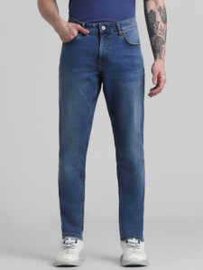 JACK & JONES Slim Men Dark Blue Jeans