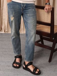 Mr Bowerbird Tapered Fit Men Pink Jeans