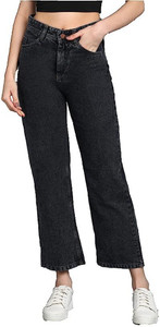 VBEAUTI Boyfriend Women Black Jeans