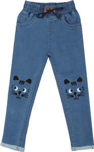 Limcee Slim Girls Blue Jeans
