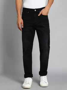 FLYING MACHINE Tapered Fit Men Black Jeans
