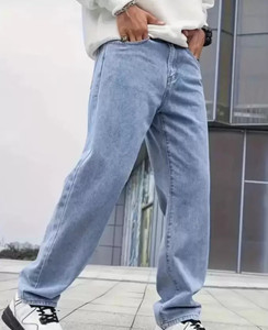 Jeancherry Loose Fit Men Light Blue Jeans