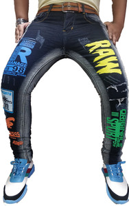 TOPSnBOOTOM Slim Men Multicolor Jeans