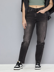 LEVI'S Boyfriend Women Black Jeans