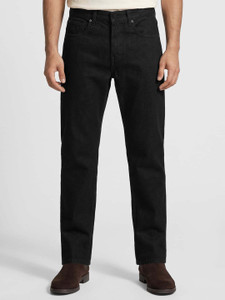 Spykar Straight Fit Men Black Jeans