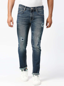 Pepe Jeans Tapered Fit Men Blue Jeans