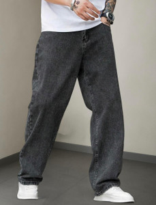 JAAR FASHION Loose Fit Men Grey Jeans