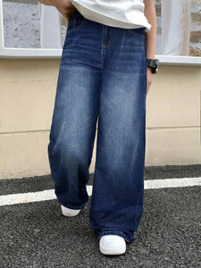 YAMEETFIT Straight Fit Men Dark Blue Jeans - Image 5