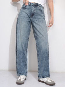 Tokyo Talkies Boot-Leg Women Blue Jeans