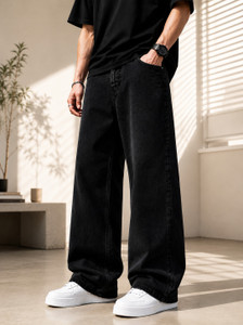 AzureAttire Black Straight Fit Men Jeans - Image 6
