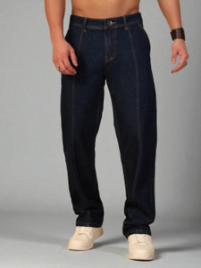 DENIM LOOK Relaxed Fit Men Dark Blue Jeans