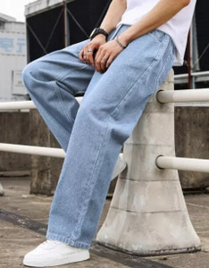 PODGE Straight Fit Men Light Blue Jeans