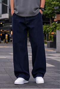 Sobber Straight Fit Men Dark Blue Jeans