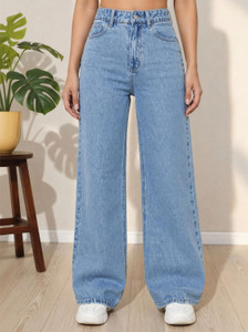 Denigma Straight Fit Women Blue Jeans