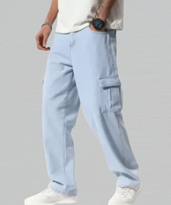 comfits Jogger Fit Men Light Blue Jeans