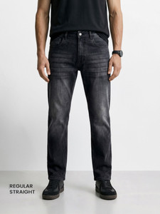 The Indian Garage Co. Regular Men Black Jeans - Image 6