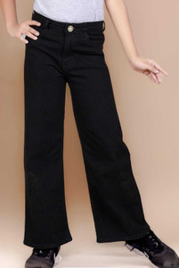 LittleRippers Regular Girls Black Jeans