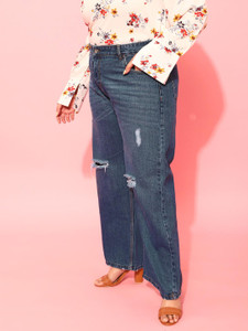 CURVY STREET Regular Women Blue Jeans