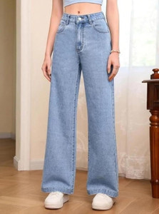 SKYGLORY Boyfriend Women Light Blue Jeans