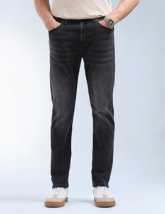 FLYING MACHINE Tapered Fit Men Black Jeans