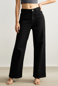 PINKLIT Regular Women Black Jeans
