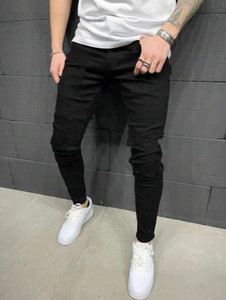 KAZAMAJEANS Slim Men Black Jeans