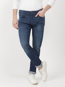 Wrangler Skinny Men Blue Jeans