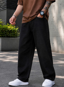 BLACK REY Straight Fit Black Jeans - Image 6