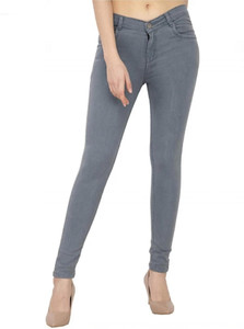 SKYGLORY Skinny Women Grey Jeans