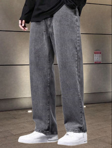 StarForWell Straight Fit Men Grey Jeans - Image 6