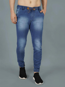 NIVASU Jogger Fit Men Light Blue Jeans