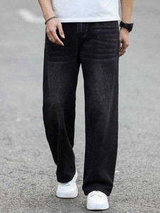 Tashanbaaz Straight Fit Men Black Jeans