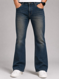 FUDE PRIDE Boot-Leg Men Blue Jeans