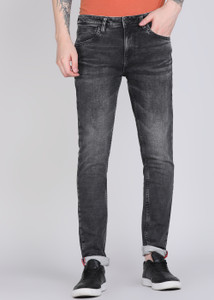 LAWMAN Skinny Men Dark Grey Jeans