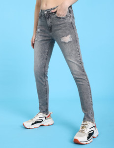 FLYING MACHINE Skinny Women Blue Jeans