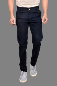 Moudlin Slim Men Black Jeans