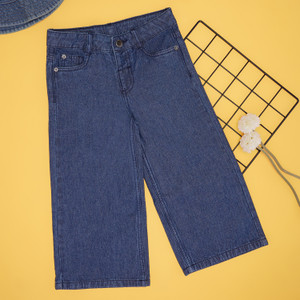 Pantaloons Junior Flared Girls Dark Blue Jeans