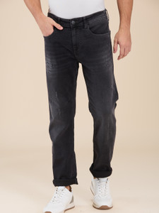 BEING HUMAN Regular Men Grey Jeans