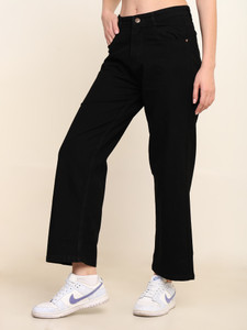 zayla Flared Women Black Jeans