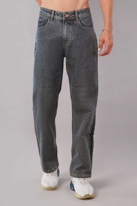 NIVASU Straight Fit Men Grey Jeans