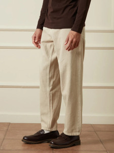 DENIM Relaxed Fit Men Beige Jeans - Image 6