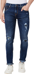 Spykar Skinny Men Blue Jeans