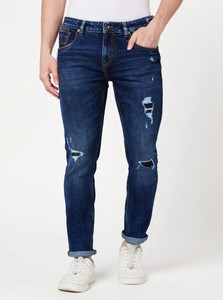 Spykar Skinny Men Blue Jeans