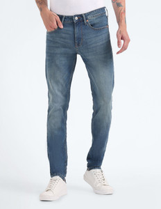 FLYING MACHINE Super Skinny Men Dark Blue Jeans