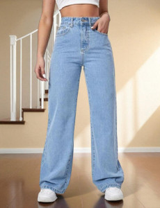 DLJ Wide Leg Women Light Blue Jeans