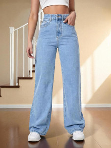 DLJ Wide Leg Women Light Blue Jeans